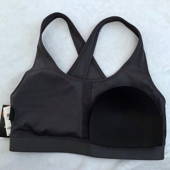 Ideology NWT Deep Charcoal Sports Bra Women Various - Picture 6 of 11